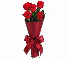 Букет 5 Красных роз Эдлесс Лав в Полазне