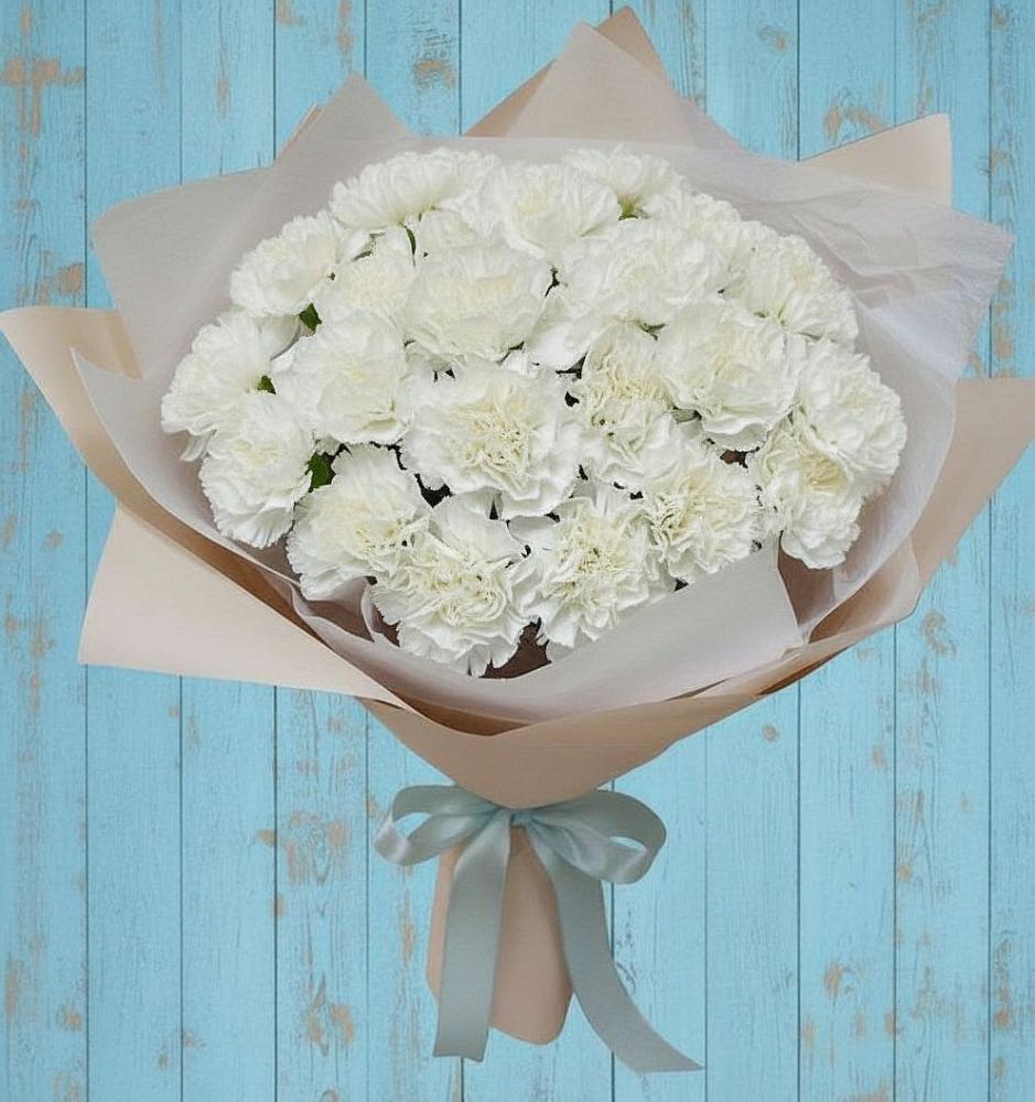 Букет цветов из: Гвоздики в Полазне