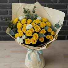 Букет цветов из:  Розы #REPLACE_PRED# Полазне