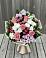 Букет цветов из: Альстромерии, Гвоздики, Розы и Хризантемы в Полазне