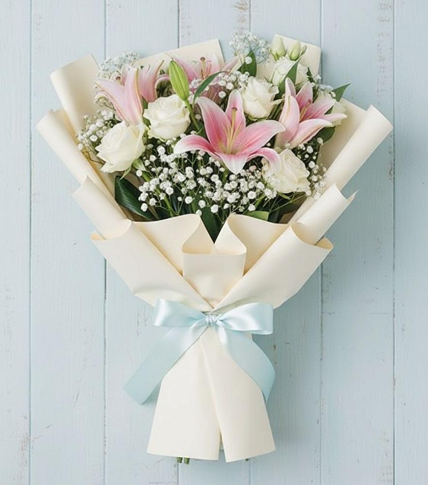 Букет цветов из: Лилии в Полазне