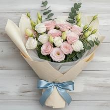 Букет цветов из:  Лизиантусы в Полазне