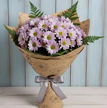 Букет цветов из:  Хризантемы #REPLACE_PRED# Полазне