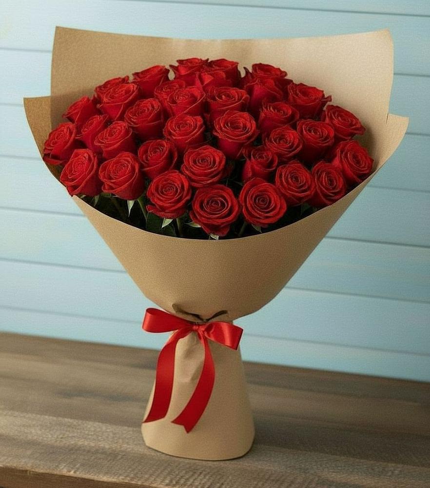 Букет Красные розы Милано в Полазне