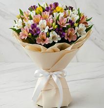 Букет цветов из:  Альстромерии в Полазне