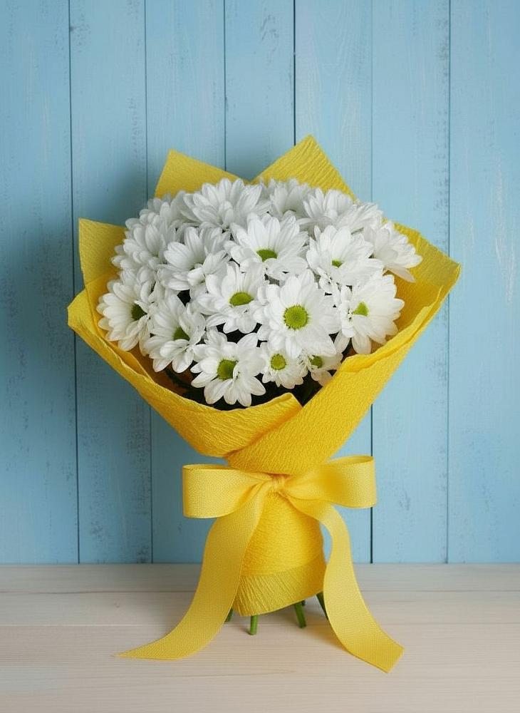 Букет цветов из: Хризантемы в Полазне