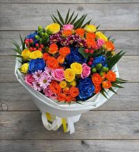 Букет цветов из:  Розы и Хризантемы в Полазне