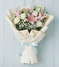 Букет цветов из:  Лилии в Полазне